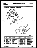 AIR CONTROL PARTS Diagram and Parts List for  Gibson Dehumidifier
