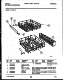 Part Location Diagram of 5300809974 Frigidaire Upper Dishrack Roller and Axle Kit