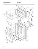 Part Location Diagram of 5304506469 Frigidaire Refrigerator Handle set (2 pieces) -  White