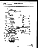 Part Location Diagram of 154183501 Frigidaire Wash Arm Support and Diffuser Assembly