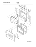 Part Location Diagram of 316001002 Frigidaire Oven Door Handle Mounting Screw