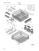 Part Location Diagram of 5304498205 Frigidaire RACK ASSEMBLY