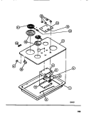 Part Location Diagram of 316442301 Frigidaire Surface Element - 8 Inch - 2600W