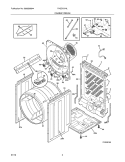 Part Location Diagram of 809160803 Frigidaire Dryer Electronic Control Board