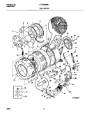 Part Location Diagram of 5303937187 Frigidaire Bellow with Clamp