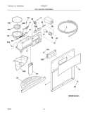 Part Location Diagram of 241850615 Frigidaire Ice Maker Fill Tube Assembly