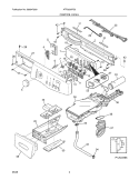 Part Location Diagram of 134523106 Frigidaire Electronic Control Board with Housing