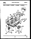 Part Location Diagram of 316069301 Frigidaire Top Burner Mounting Screw with Washer
