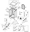Part Location Diagram of WH19X10064 GE POWER CORD