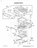Part Location Diagram of 383EW0N001H LG Drawer Assembly - Stainless