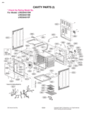 Part Location Diagram of 6871W1N012B LG Range Oven Relay Control Board