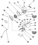 Part Location Diagram of WP37001144 Whirlpool Idler Pulley Lever and Shaft