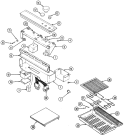 Part Location Diagram of Y04100124 Whirlpool Grill Element
