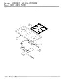 Part Location Diagram of WP7505P283-60 Whirlpool Front Burner Assembly - Black (Glossy Finish)