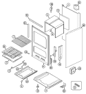 Part Location Diagram of 7801P019-60 Whirlpool Oven Rack