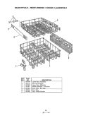 Part Location Diagram of 5300808968 Frigidaire Lower Rack Roller Assembly