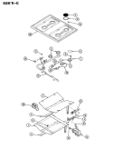 Part Location Diagram of 12500055 Whirlpool Burner Grate