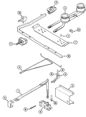Part Location Diagram of 74010590 Whirlpool Oven Safety Valve