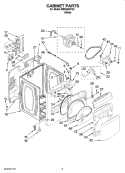 Part Location Diagram of 8547174V Whirlpool Idler Pulley