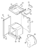 Part Location Diagram of W10857933 Whirlpool SPACER