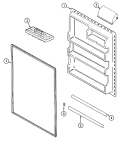 Part Location Diagram of WP67004411 Whirlpool Egg Tray