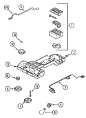 Part Location Diagram of 61005790 Whirlpool Temperature Control Assembly