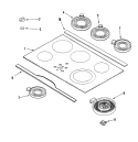 Part Location Diagram of WPW10293874 Whirlpool Rubber Grommet