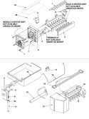 Part Location Diagram of WP67003576 Whirlpool ELBOW- FIL