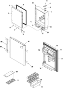Part Location Diagram of WP67001279 Whirlpool Dairy Tray