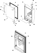 Part Location Diagram of WP67006642 Whirlpool Center Hinge Pin