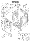 Part Location Diagram of 8572546 Whirlpool Stacking Kit