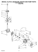 Part Location Diagram of WP661600 Whirlpool 2-Speed Drive Motor - 60Hz 120V