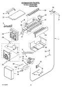 Part Location Diagram of W10460127 Whirlpool TUBE-INLET