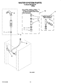 Part Location Diagram of 285664 Whirlpool Drain Hose with Clamp