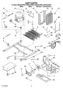 Part Location Diagram of 4388295 Whirlpool Compresser Mounting Kit