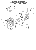 Part Location Diagram of WPW10207398 Whirlpool Bake Element