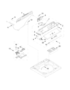 Part Location Diagram of W11220230 Whirlpool Water Inlet Valve