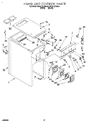 Part Location Diagram of WP9871799 Whirlpool Trash Compactor Start Switch Knob