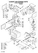 Part Location Diagram of W10909479 Whirlpool Element Support and Clip