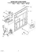Part Location Diagram of WP8545533 Whirlpool Air Vent