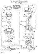Part Location Diagram of W10428773 Whirlpool Pump and Motor Assembly