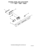 Part Location Diagram of W10479761 Whirlpool Electronic Control Board