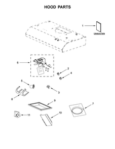 Part Location Diagram of W11230100 Whirlpool Light Cover