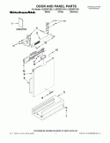 Part Location Diagram of WPW10526115 Whirlpool Access Panel - White