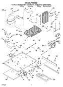 Part Location Diagram of W10181323 Whirlpool Condenser Motor Kit