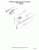Part Location Diagram of WPW10195666 Whirlpool Dishwasher Wire Harness