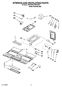 Part Location Diagram of WP8206419 Whirlpool Top Interlock Support