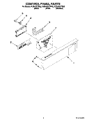 Part Location Diagram of WPW10404412 Whirlpool Door Latch and Switch Assembly