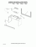 Part Location Diagram of W10245217 Whirlpool Vent Grille - White