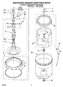 Part Location Diagram of WP21366 Whirlpool Spanner Nut